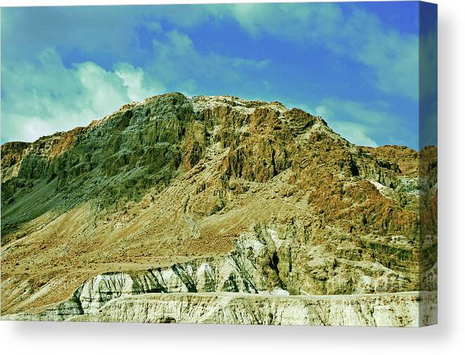 Photograph Canvas Print featuring the photograph Dead Sea Scroll Caves 2 by Lydia Holly