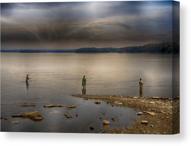 Dedicated Canvas Print featuring the photograph Dedication by Steven Michael