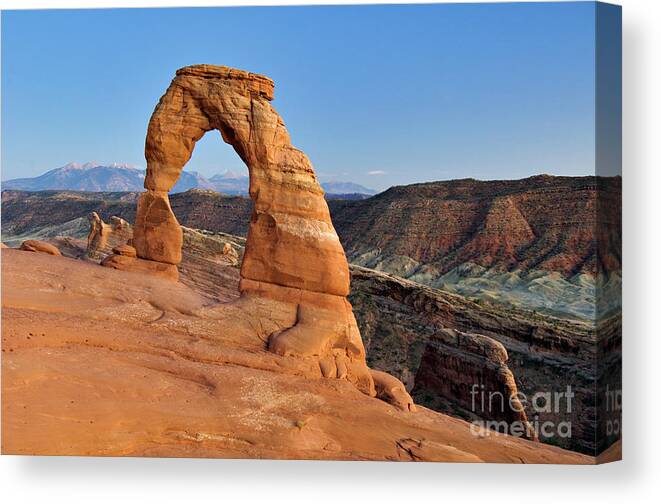 Delicate Canvas Print featuring the photograph Delicate Arch - D003096 by Daniel Dempster
