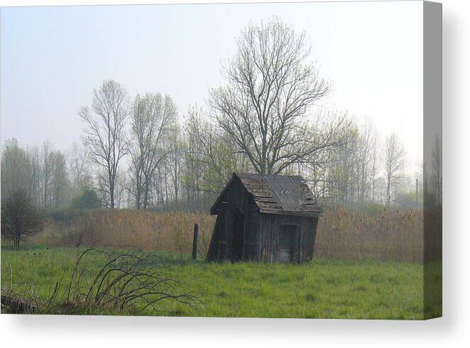 Nature Canvas Print featuring the photograph Derelict by Peggy King