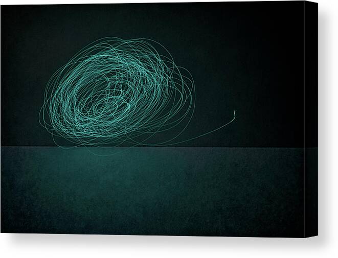 Dizzy Canvas Print featuring the photograph Dizzy Moon by Scott Norris