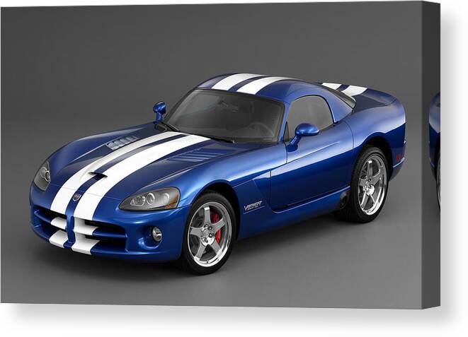 Dodge Viper Canvas Print featuring the photograph Dodge Viper by Jackie Russo