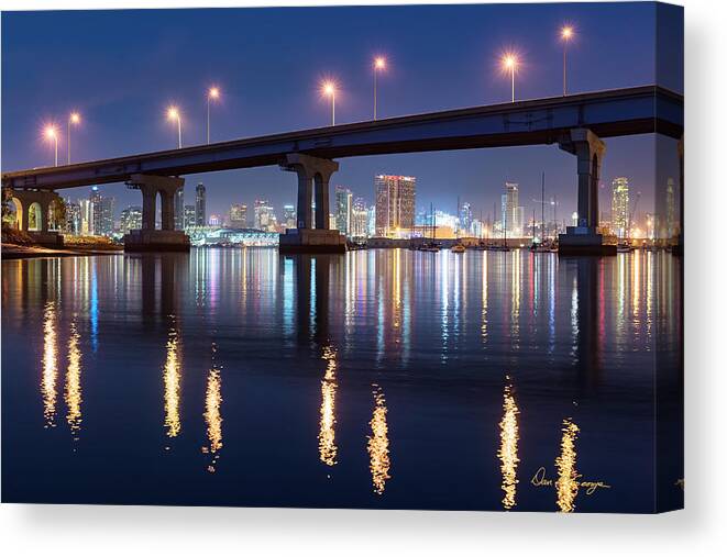 San Diego Canvas Print featuring the photograph Downtown by Dan McGeorge