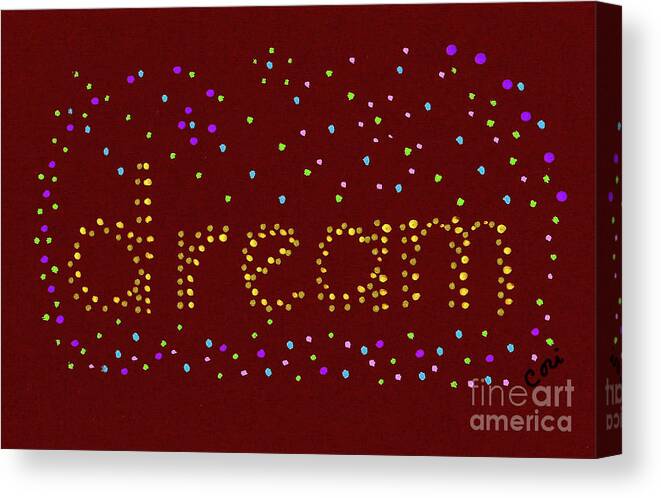 Dream Canvas Print featuring the painting Dream 1 a by Corinne Carroll
