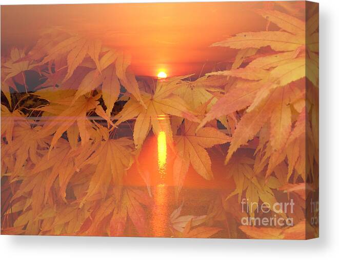 Autumn Canvas Print featuring the photograph Dreaming of Fall by Geraldine DeBoer