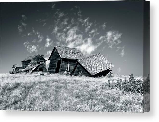 Canada Canvas Print featuring the photograph Dreams Realized And Forgotten by Allan Van Gasbeck