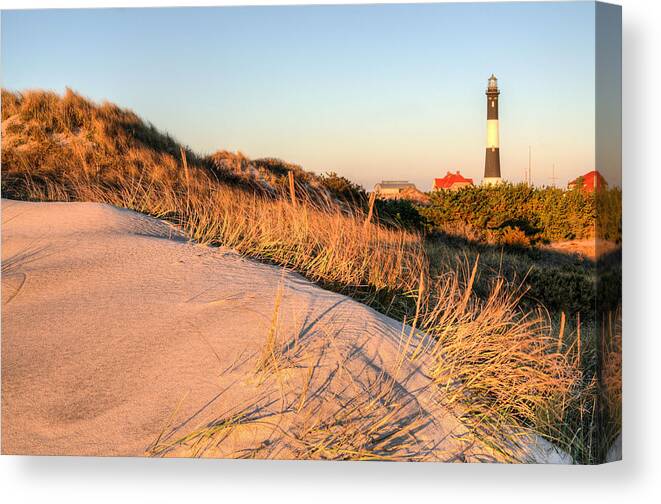 Fire Island Canvas Print featuring the photograph Dunes of Fire Island by JC Findley