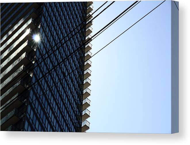 Urban Canvas Print featuring the photograph Dynamic by Kreddible Trout
