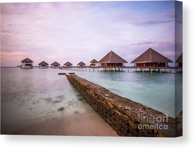 Beach Canvas Print featuring the photograph Early In The Morning by Hannes Cmarits