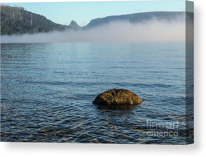 Lake Canvas Print featuring the photograph Early Morning at Lake St Clair by Werner Padarin