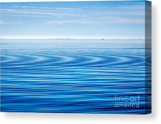 Early Morning Blues Canvas Print featuring the photograph Early Morning Blues by Debra Martz