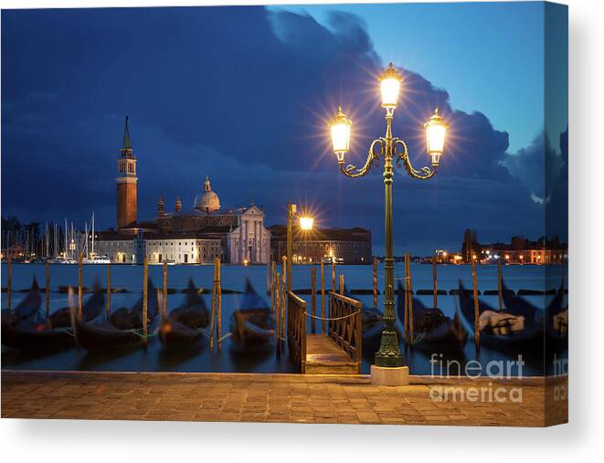 Venice Canvas Print featuring the photograph Early Morning in Venice by Brian Jannsen