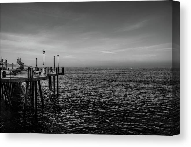 Morning Canvas Print featuring the photograph Early Morning redondo by Mike-Hope by Michael Hope