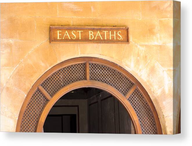 East Baths Canvas Print featuring the photograph East Baths by Christi Kraft