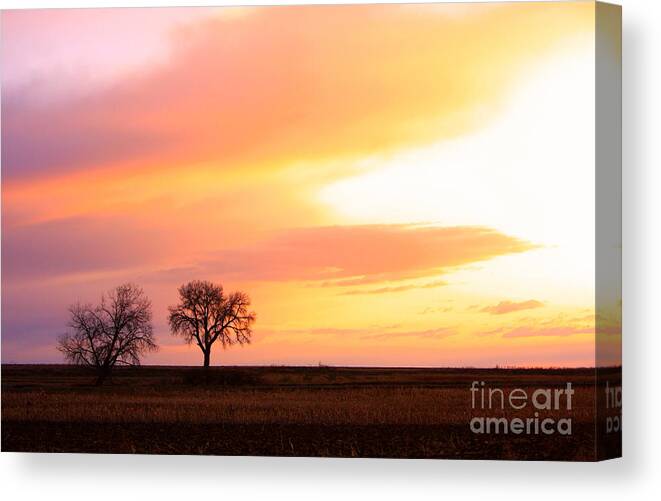 Sunrise Canvas Print featuring the photograph Easter Morning Sunrise by James BO Insogna
