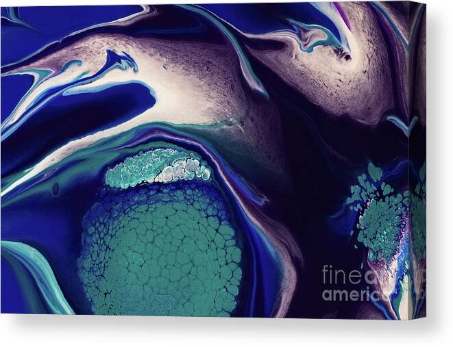 Abstract Canvas Print featuring the photograph Eat the Fish by Patti Schulze