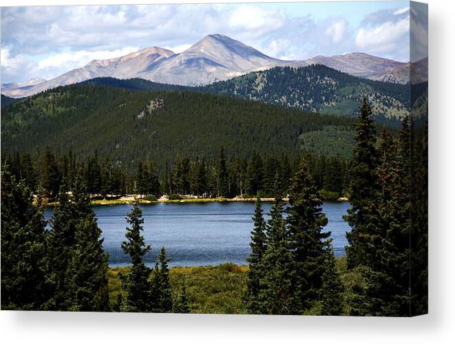 Colorado Canvas Print featuring the photograph Echo Lake Colorado by Marilyn Hunt