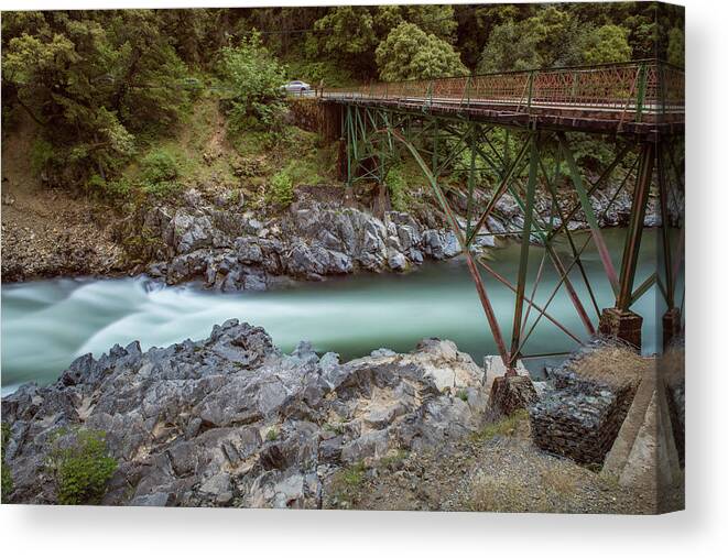 10 Stop Canvas Print featuring the photograph Edwards Crossing by Robin Mayoff