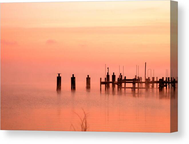 Clay Canvas Print featuring the photograph Eery Morn by Clayton Bruster