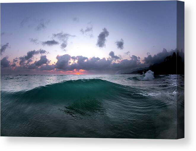 Wave Canvas Print featuring the photograph Elements by Sean Davey