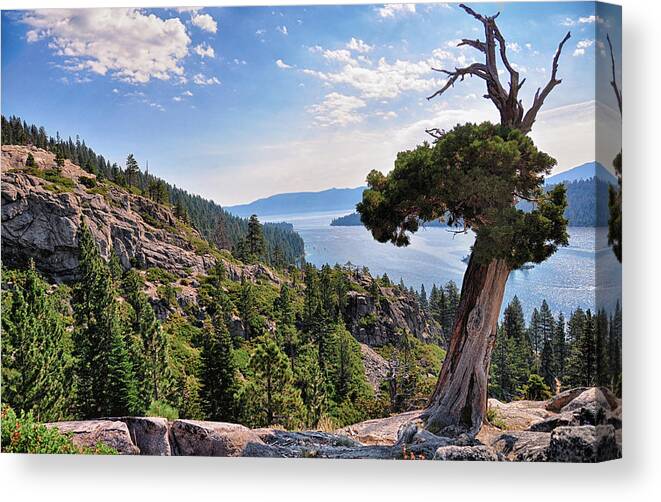 Emerald Bay Canvas Print featuring the photograph Emerald Bay III - Lake Tahoe - California by Bruce Friedman