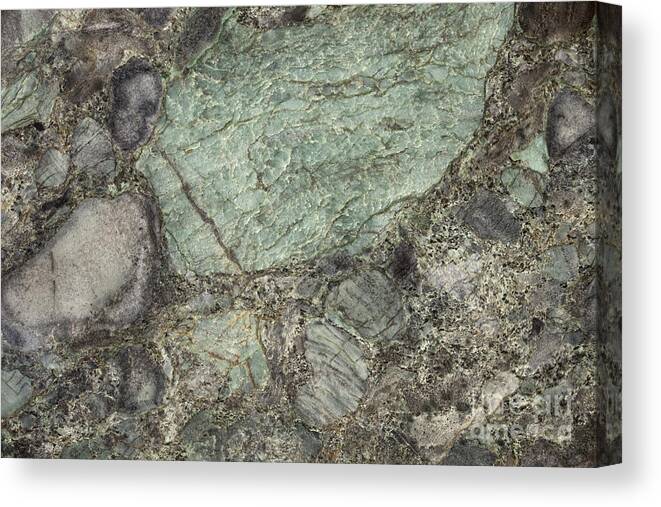 Granite Canvas Print featuring the photograph Emerald Green by Anthony Totah