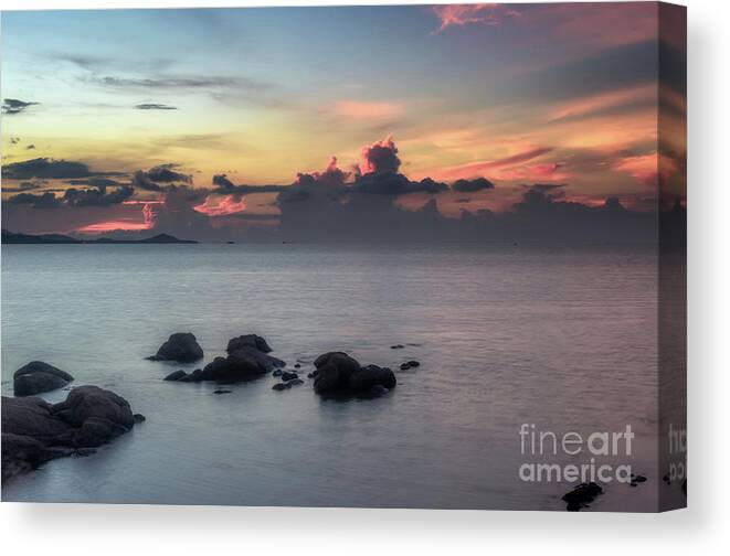 Michelle Meenawong Canvas Print featuring the photograph End Of A Hot Day by Michelle Meenawong