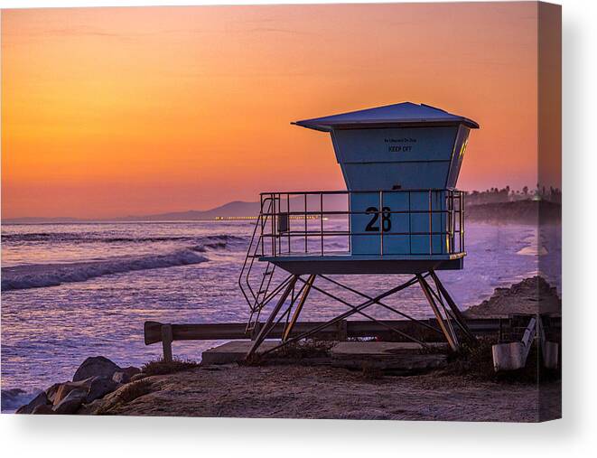Beach Canvas Print featuring the photograph End of Summer by Peter Tellone