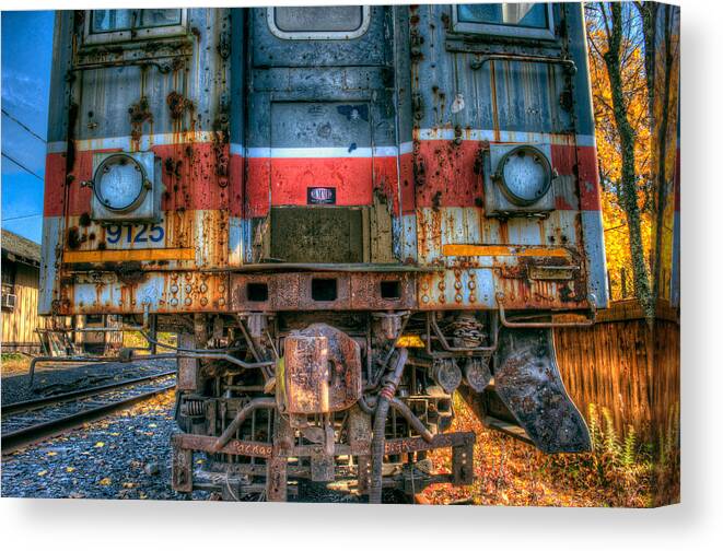 Train Canvas Print featuring the photograph End of the Line by William Jobes