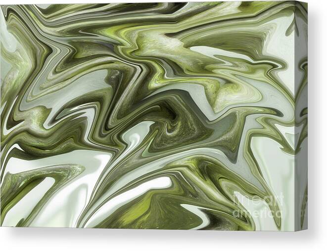 Abstract Canvas Print featuring the photograph Energized by Mike Eingle