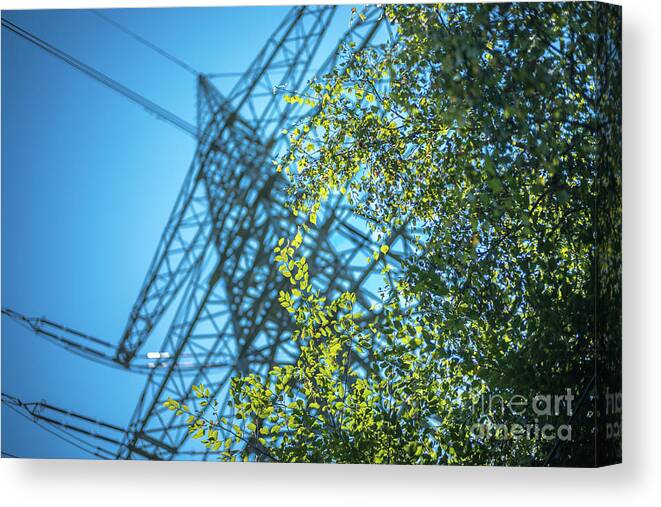 Stream Canvas Print featuring the photograph Energy by Juergen Klust