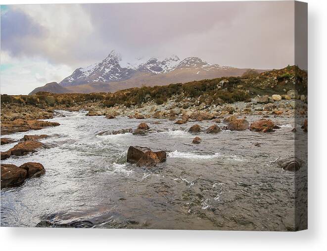 River Sligachan Canvas Print featuring the photograph Eternal Beauty by Holly Ross