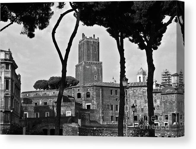 Italy Canvas Print featuring the photograph Eternal City of Rome by Silva Wischeropp