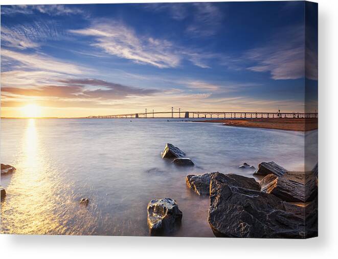 Sandy Point Canvas Print featuring the photograph Even the mistakes aren't really mistakes at all by Edward Kreis