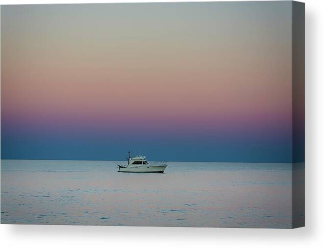 Foxy Lady Charters Canvas Print featuring the photograph Evening Charter by Dan Hefle