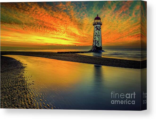 Sunset Canvas Print featuring the photograph Evening Delight by Adrian Evans