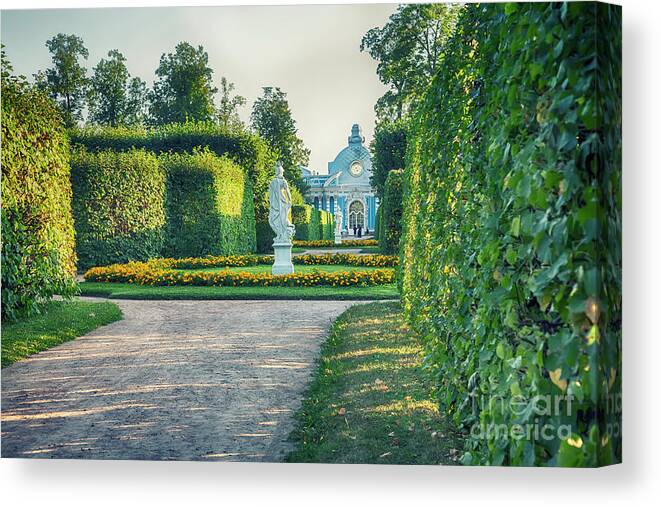 Old Canvas Print featuring the photograph Evening In Classic Park by Ariadna De Raadt