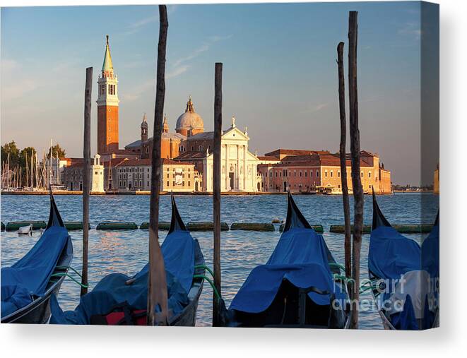 Venice Canvas Print featuring the photograph Evening in Venice by Brian Jannsen