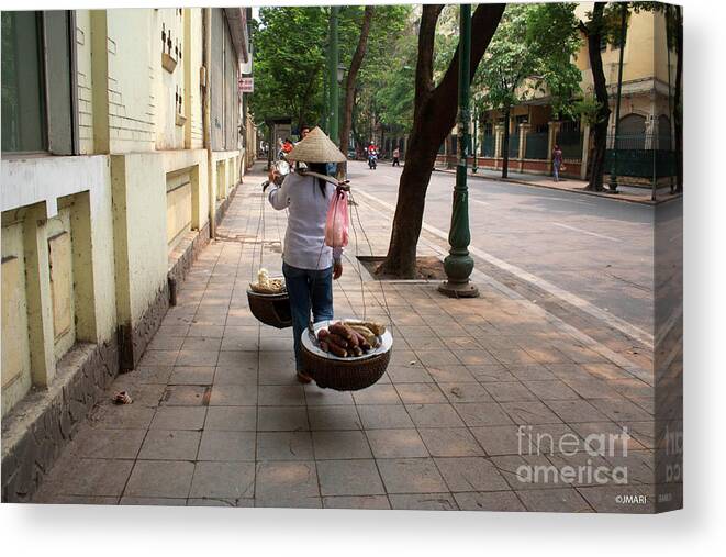 Hanoi Canvas Print featuring the photograph Every Day by Jacquelinemari