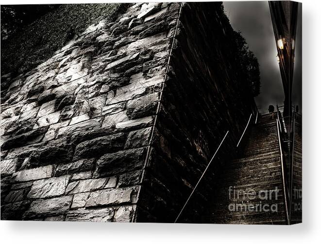 Exorcist Canvas Print featuring the photograph Exorcist Steps by Jonas Luis