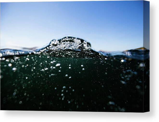 Underwater Canvas Print featuring the photograph Expressive water by Gemma Silvestre