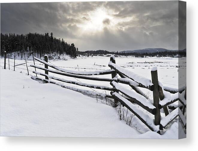 Sun Canvas Print featuring the photograph Eye of the Storm by Terry Dadswell