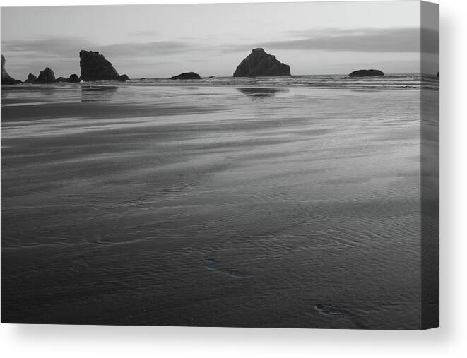 Face Rock Footsteps Canvas Print featuring the photograph Face Rock Footsteps by Dylan Punke