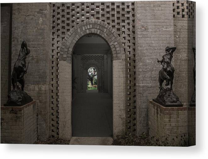 Fairy Canvas Print featuring the photograph Fairytale entrance II by Darrell Foster