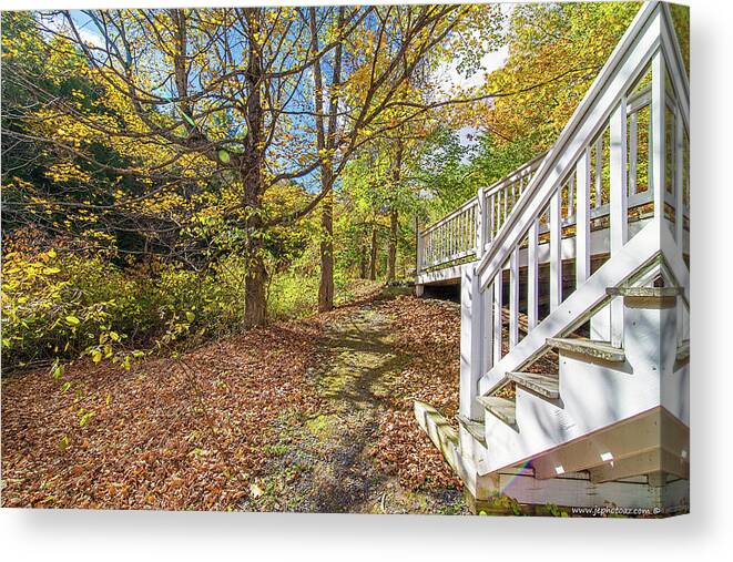 Autumn Canvas Print featuring the photograph Fall Morning by Jack Sassard