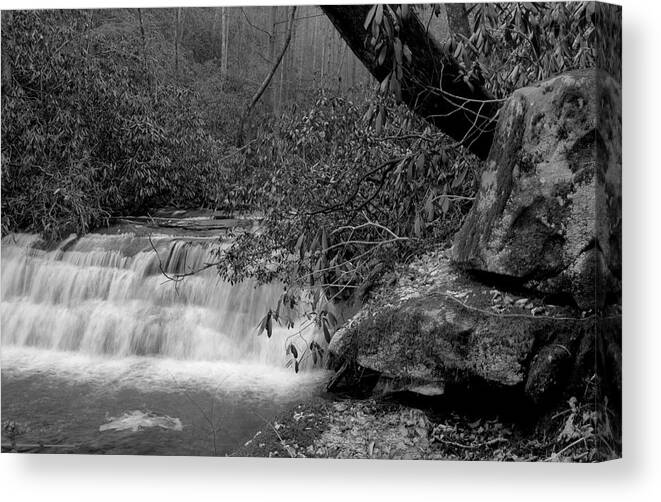 Royal Canvas Print featuring the photograph Falls in the woods by FineArtRoyal Joshua Mimbs
