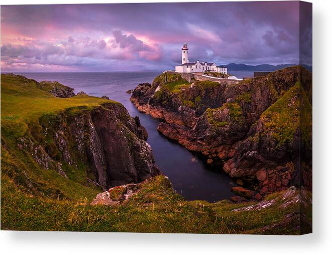 Fanad Canvas Print featuring the photograph Fanad Head Lighthouse by Ryan Smith