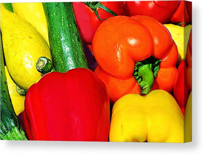 Vegetables Canvas Print featuring the photograph Farm To Fork..... by Tanya Tanski