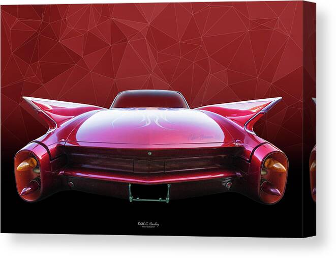 Car Canvas Print featuring the photograph Fintastic by Keith Hawley