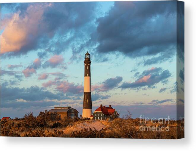 Fire Island Canvas Print featuring the photograph Fire Island Lighthouse by Sean Mills